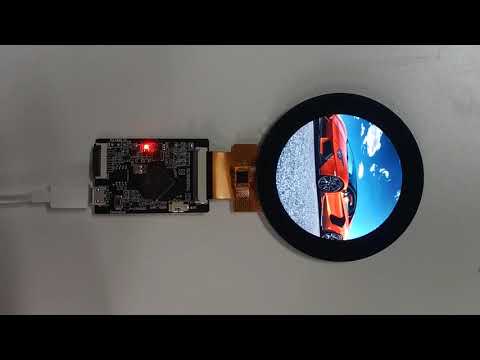 Display 2 1" round TFT LCD con 480*480