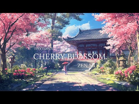 Cherry Blossom Meditation Flute Music | Piano Music | Relaxation | Zen Meditation for Sleep