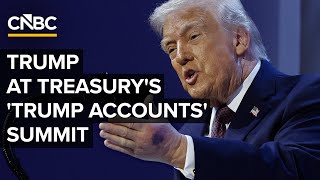 President Trump delivers remarks at U.S. Treasury's 'Trump Accounts' summit — 1/28/2026
