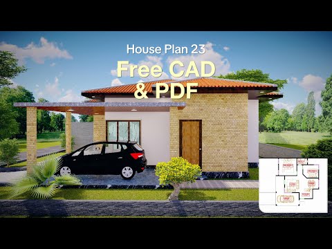 2 Bed Room House Plan 23