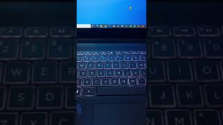 How to open keyboard light in laptop?