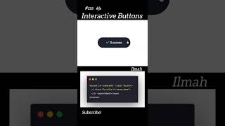 Interactive buttons made with only HTML & CSS – Smooth Hover Effects. #coding #webdevelopment