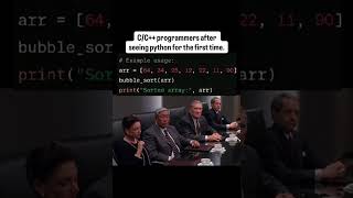 C/C++ devs after seeing Python for the first time