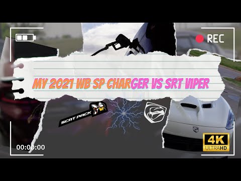 MY 2021 WB Scatpack Charger vs a SRT Dodge Viper 🏎😨