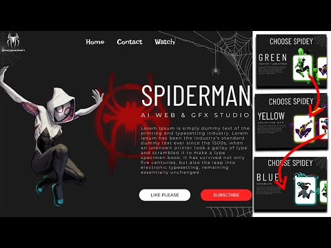 Spider Web UI UX in FIGMA | Web 3.0 UI UX