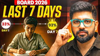 How to score 95% in Last 7 Days || Class 12 Physics