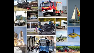 22 types of transport for kids to learn