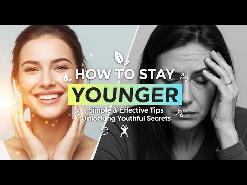 how to stay younger for forever…