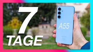 I didn't expect that 😳 Galaxy A55 review after 7 days