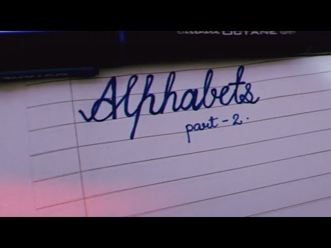 English Alphabets.