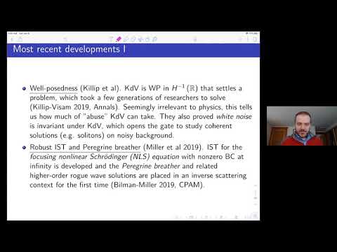 Alexei Rybkin: Hankel operators and the Cauchy problem for the Korteweg-de Vries equation