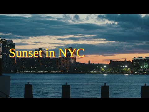 Sunset at Little Island, NYC