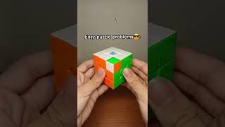 Easy puzzle problems😎 vs Hard puzzle problem💀 #shorts #rubikskube #rubikscube #rubik #rubiks #cubing