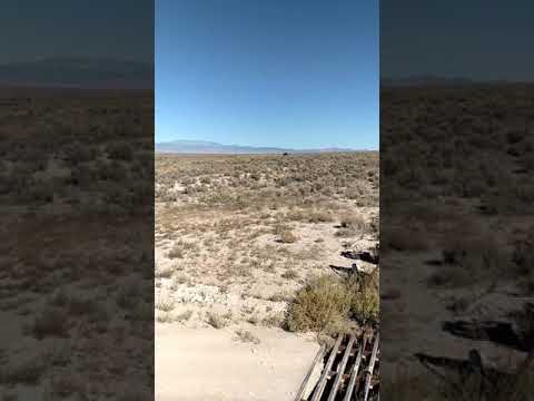 2008 z06 Corvette on Straightaway at 2018 Nevada Silver State Challenge