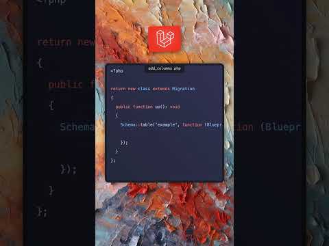 When adding new columns... #laravel