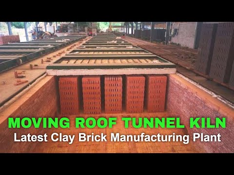 Latest Mobile Roof Tunnel Kiln Technology for Automatic Brick Manufacturing Plant