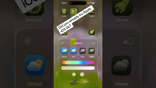 Apple iOS 26 : Liquid Glass Icon Customization! #iOS26 #Apple #LiquidGlass #WWDC2025 #iPhone