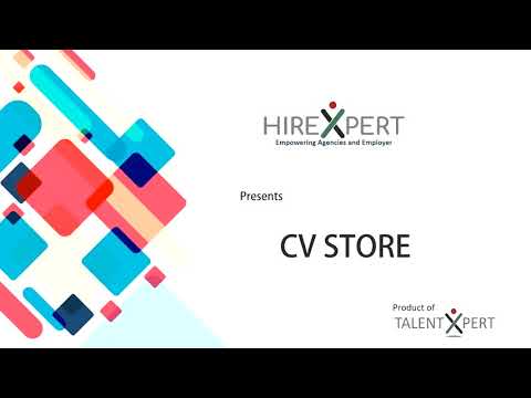 CV store with Verified candidate Information by HireXpert