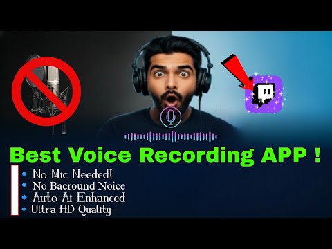 Best Ultra HD Voice Recording App 🎙️ | Record Like a Pro on Your Phone! #voiceover #app