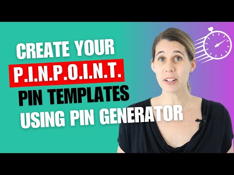 Pin Generator PINPOINT course Tutorial
