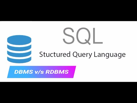 Difference between DBMS and RDBMS | SQL Tutorial