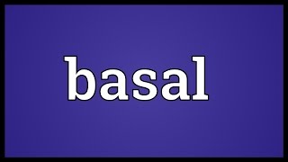 Basal Meaning