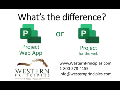 Project for the web or Project Web App (PWA)?  What's the difference?