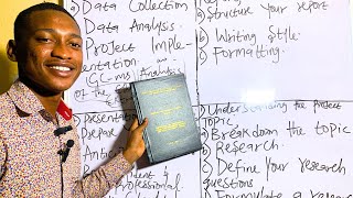 How To Prepare Your Final Year Project Research Work