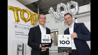 Evosys Laser named innovation champion - Evosys Laser zum Innovations-Champion gekürt