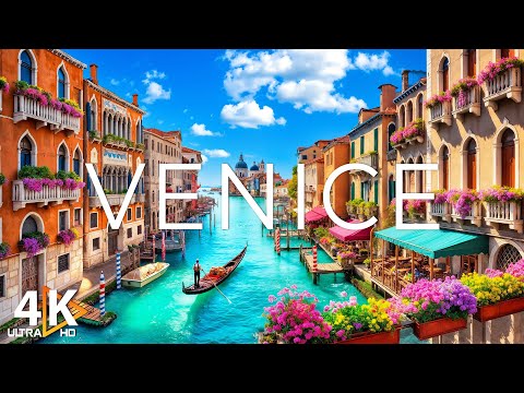 VENICE 4K UHD - Scenic Relaxation Film with Calm Music - 4K Video Ultra HD