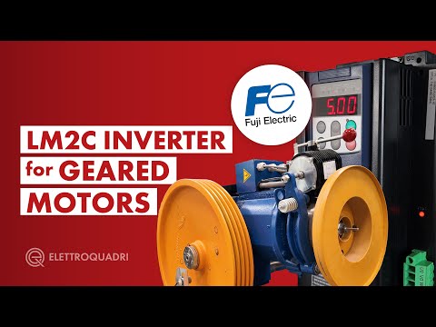 Fuji LM2C Inverter for Geared Motors | Auto tuning procedure and parameters change • Elettroquadri