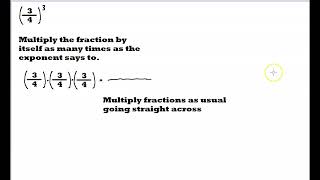 Fractions: Taking Fractions to an Exponent (Basics)