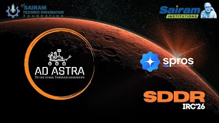 IRC'26 SDDR : Ad Astra Rover Team | Sairam Institutions