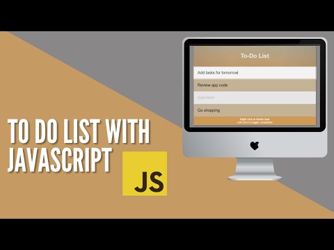 Your Own TO-DO List under 20 Min? Yes! | JavaScript | Dev2Web