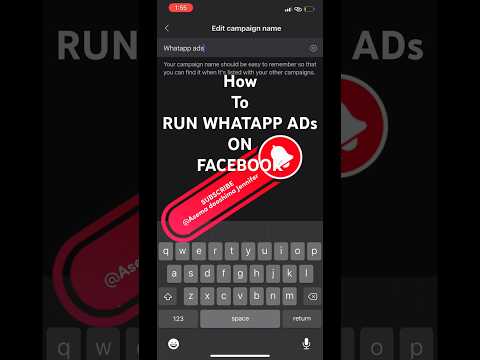 How to run whatapp ads on Facebook effectively 2024 https://youtu.be/nUsM7P-TpZE?si=oJfXHt2b2eI0MLFL
