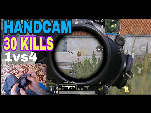 MEIZU 16TH HANDCAM | 4FINGER+GYRO | BEST TACTICIAL GAMEPLAY | 30 KILLS (20+10)