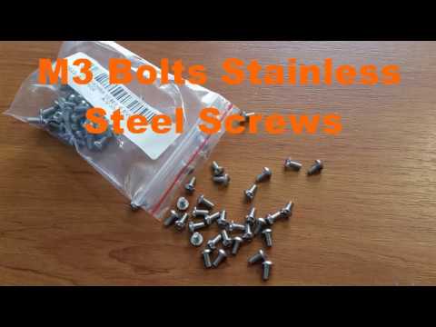 M3 Bolts Stainless Steel Screws from Banggood