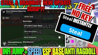 [NEW UPDATE] 🌮 Best Steal a Brainrot Makal Hub Script *No Key* | Auto Steal, Infinite Jump, Speed, E