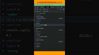 JS tips - Floating point issue #shorts #javascript #tipsandtricks