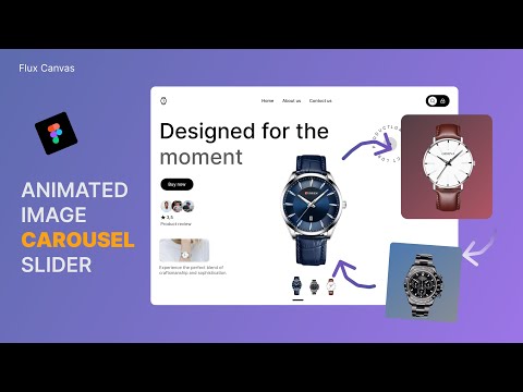 Animated Image Carousel Slider in Figma | Step‑by‑Step UI/UX Prototyping Tutorial 🔄✨