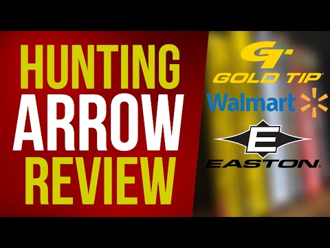 Archery Review Arrow Comparison #3 | Easton 5mm Axis, Walmart Arrow, GoldTip Kinetic Kaos