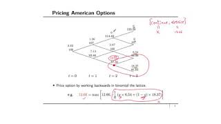 financial engineering & risk management : pricing American options