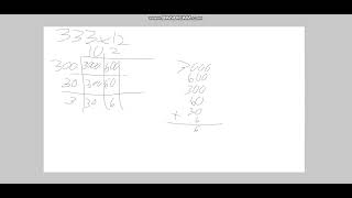 Math Simplified (Multiplication) Long Way And Short Way