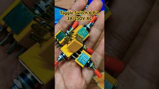 Toggle Switch 6 Pin 3A/250V AC #switch #acswitch #6pinswitch #circuitbreaker