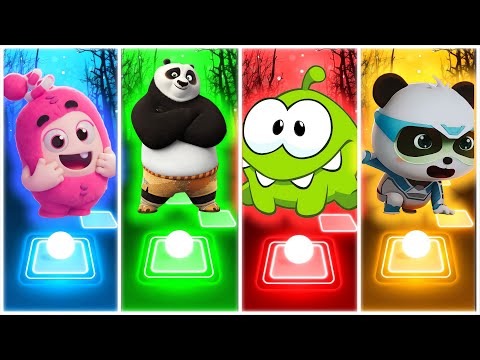 Oddbods 🆚 Kung Fu Panda 🆚 Om Nom 🆚 Baby bus ▶️ Tiles Hop