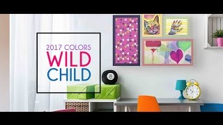 Wild Child  Color Scheme I Decorating Ideas I FRAMED ART TV