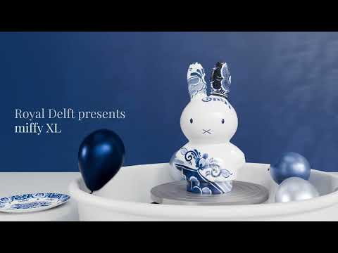 Royal Delft celebrates miffy’s birthday with the introduction of miffy XL