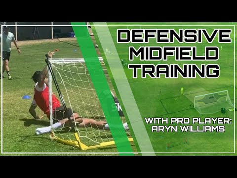 DEFENSIVE MIDFIELD TRAINING | Pro Player: Aryn Williams