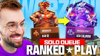 My SOLO Warzone Ranked Journey to Iridescent