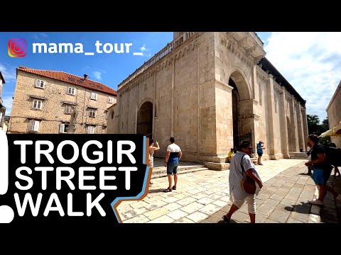 ☀️ Trogir 🇭🇷 City Walk Tour in 4K 2022